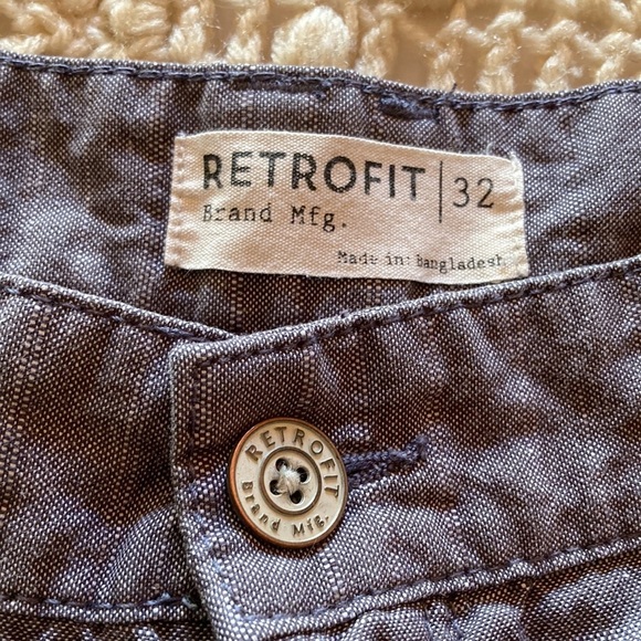 🌈 Retrofit brand mfg size 32 chambray shorts - Picture 2 of 5